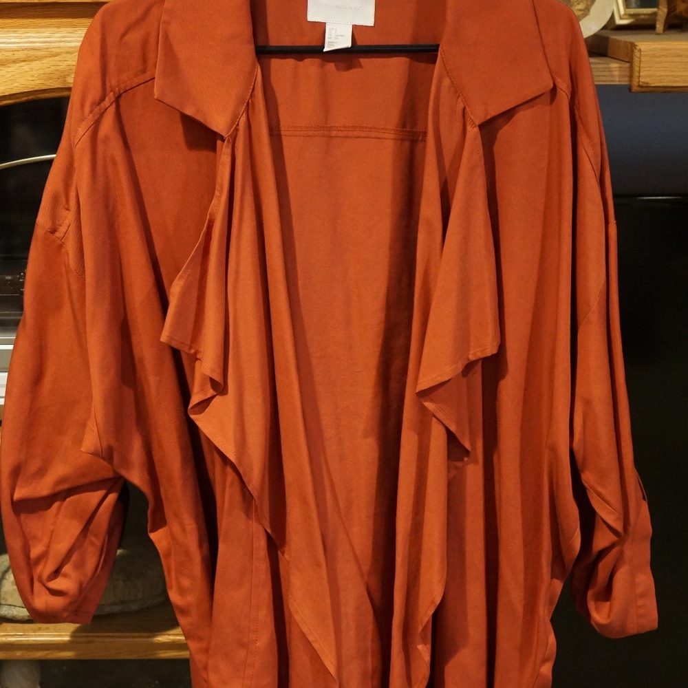 Rust Color Trench From H&M - image 8